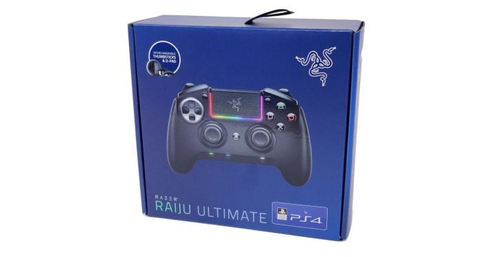 The Raiju Ultimate is delivered in this packaging.