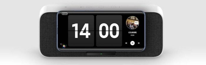 Use el altavoz de carga inalámbrica Xiaomi como un práctico reloj despertador.