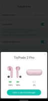 Mobvoi app-status van TicPods 2 Pro
