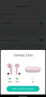 Status do aplicativo Mobvoi do TicPods 2 Pro