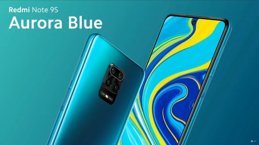 Redmi Note 9S blu