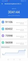 Αποτελέσματα δοκιμής AnTuTu στο Honor 9X Pro.