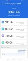 AnTuTu-testresultat på Honor 9X Pro.