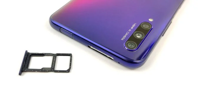 Honor 9X Pro med hybrid SIM-slot.