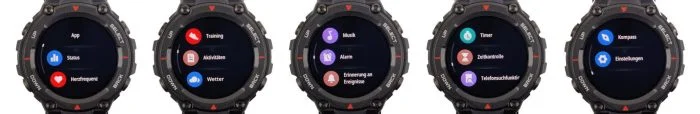 Amazfit T-Rex uygulamaları.