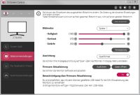 Paramètres de l'écran de contrôle LG OnScreen