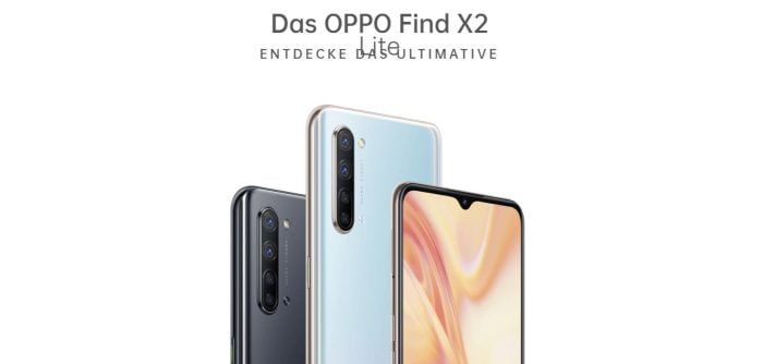 Alle oplysninger om OPPO Find X2 Lite-smartphone.