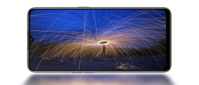 Affichage OPPO Find X2 Lite avec encoche.