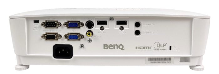 Connexions du projecteur BenQ MH535.