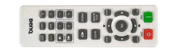 Fjernbetjeningen til BenQ MH535.