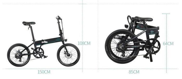 Das FIIDO D4S ist ein faltbares E-Bike.