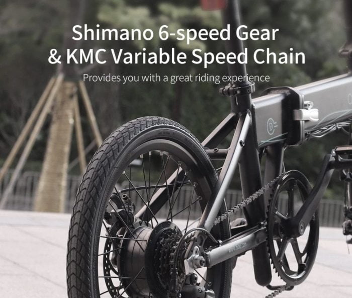 Shimano 6-växlad växellåda.