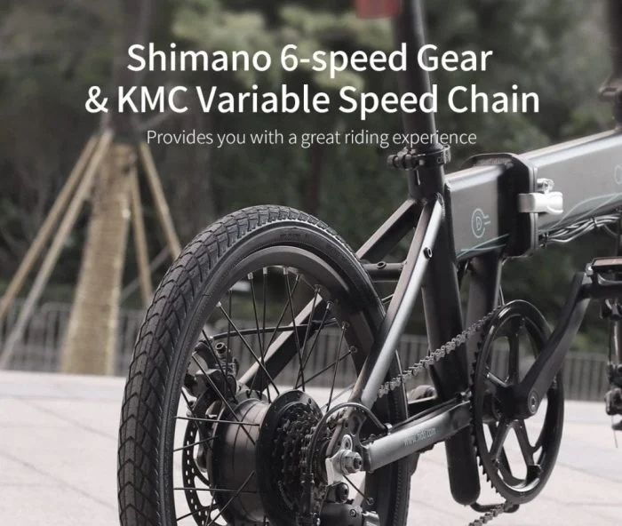 Shimano 6-speed gearbox.
