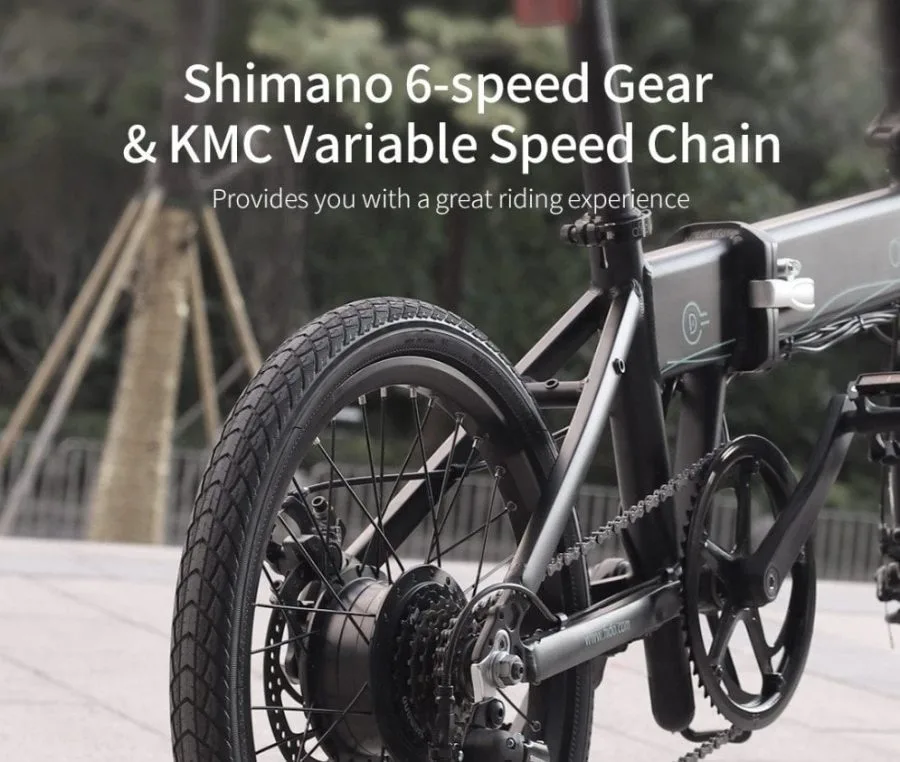 Shimano 6-Gang Getriebe.