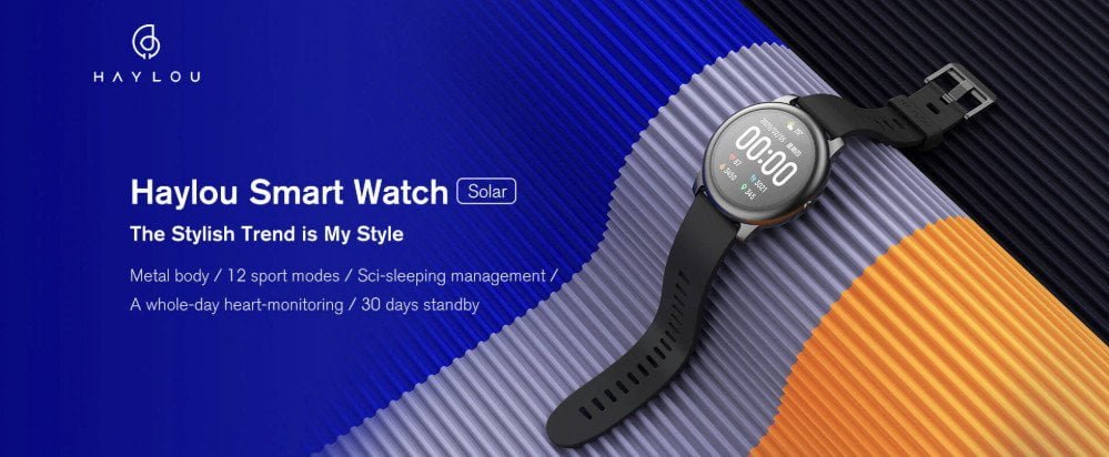 Haylou Solar Sport Smartwatch.