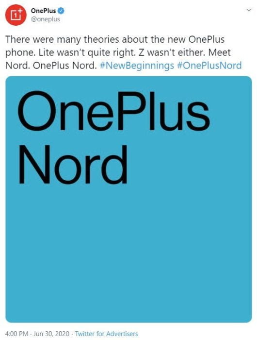 OnePlus Nord firmy OnePlus
