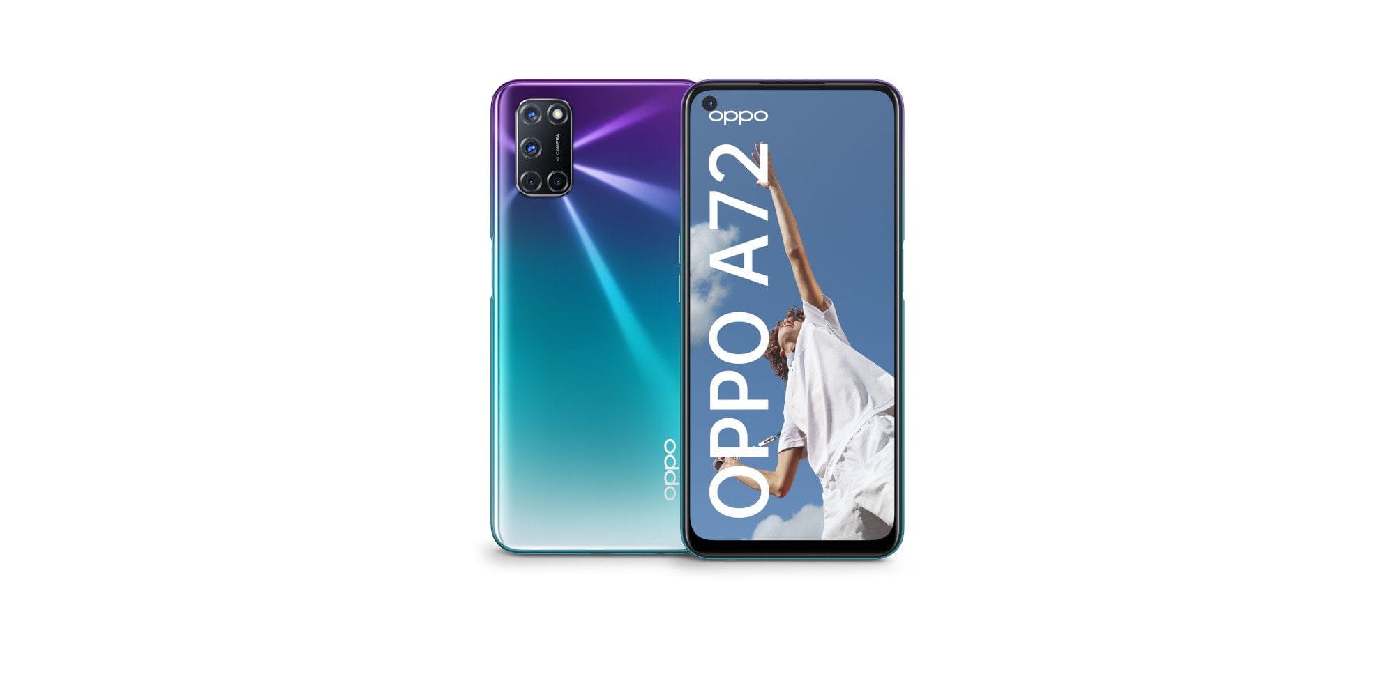 סמארטפון OPPO A72 ו- A52.