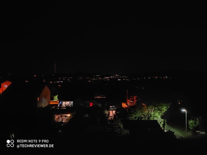 Enregistrement en mode nuit.