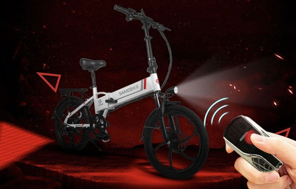 Samebike 20LVXD30 مع حماية ضد السرقة.