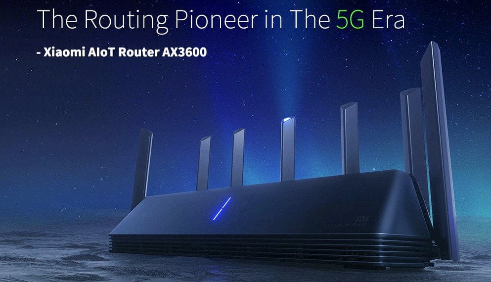 Xiaomi AX3600 WiFi 6 Router.