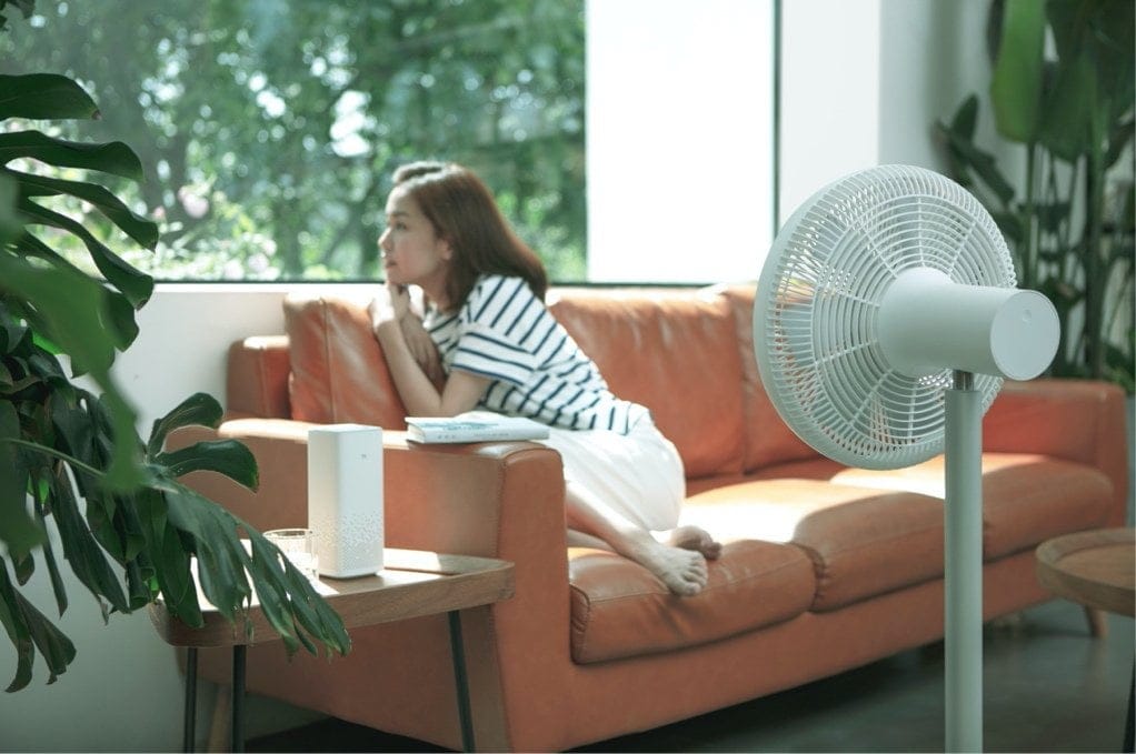 Smartmi Standing Fan 3 con un'efficace circolazione dell'aria.