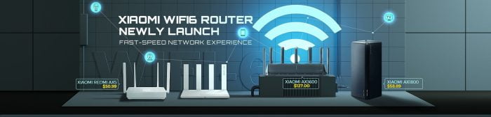 Маршрутизатор Xiaomi WiFi 6 предлагает на Banggood.