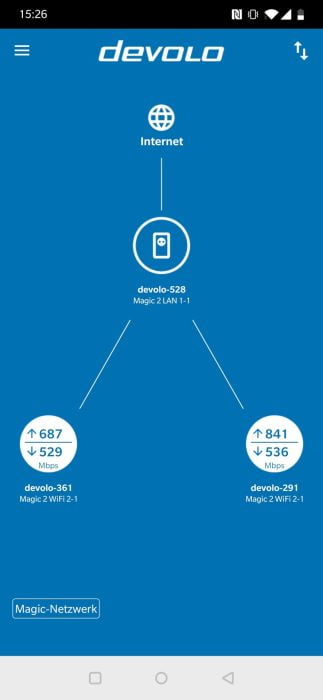 devolo Magic 2 WiFi Android Aplikace (1)