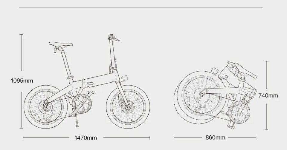 HIMO Z20 dimensions.