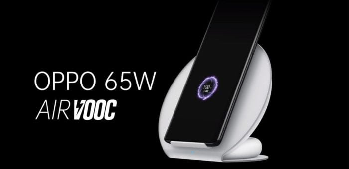 Tecnologia de carregamento rápido AirVOOC de 65W.