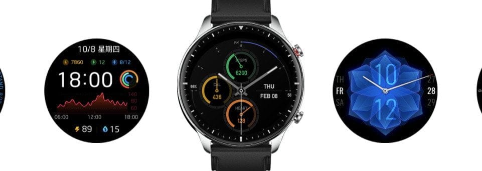 Tarcze zegarka Amazfit GTR 2