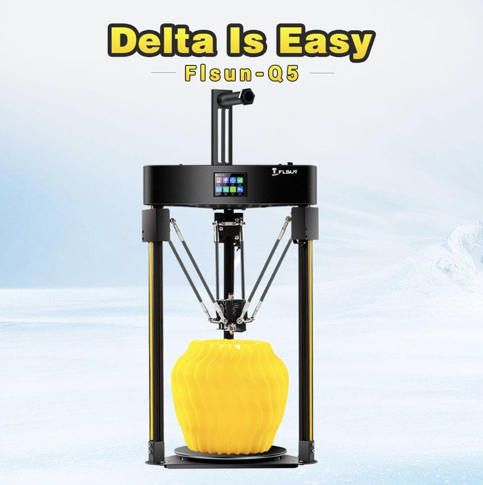 Buy the Flsun Q5 Delta-Style 3D Printer here.