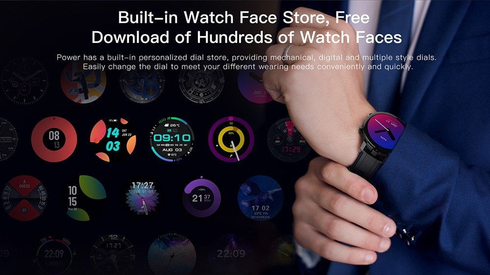 Kospet Power integrierter Watchface-Store.