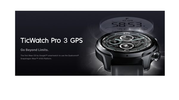 Montre intelligente GPS TicWatch Pro 3 avec Wear 4100
