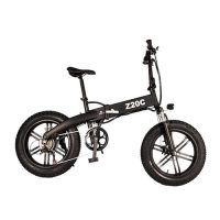 Uma bicicleta elétrica Dece Oasis ADO Z20C 350W dobrável para pneus gordos com bateria de íon-lítio 36V 10Ah