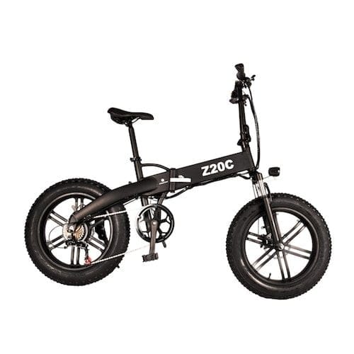 Una bici elettrica pieghevole per pneumatici Fat Oasis ADO Z20C 350W Dece Oasis con batteria agli ioni di litio da 36V 10Ah