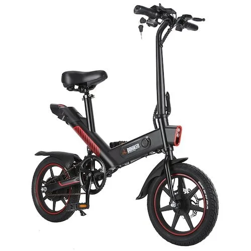 DOHIKER Y1 Πτυσσόμενο ηλεκτρικό ποδήλατο 350W 36V αδιάβροχο ηλεκτρικό ποδήλατο με 14inch τροχούς 10Ah επαναφορτιζόμενη μπαταρία