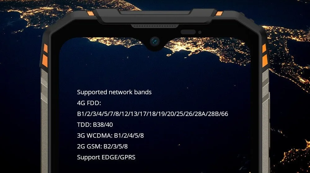 DOOGEE S96 Pro Verdensomspændende cellulær modtagelse