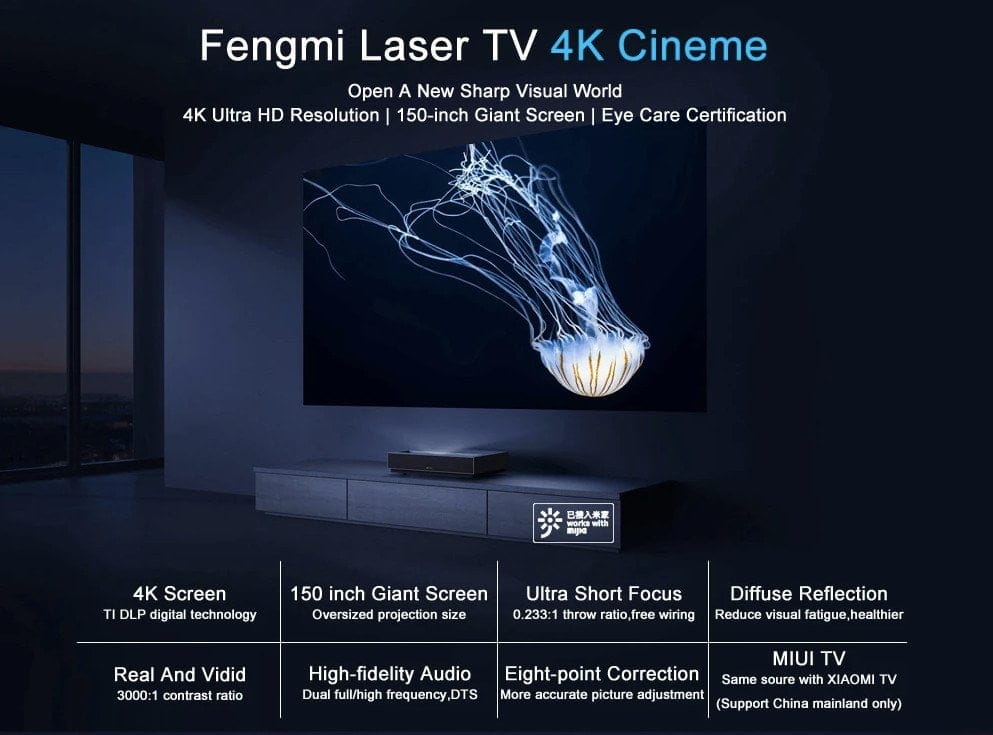 Fengmi 4K Cinema Pro specifikationer