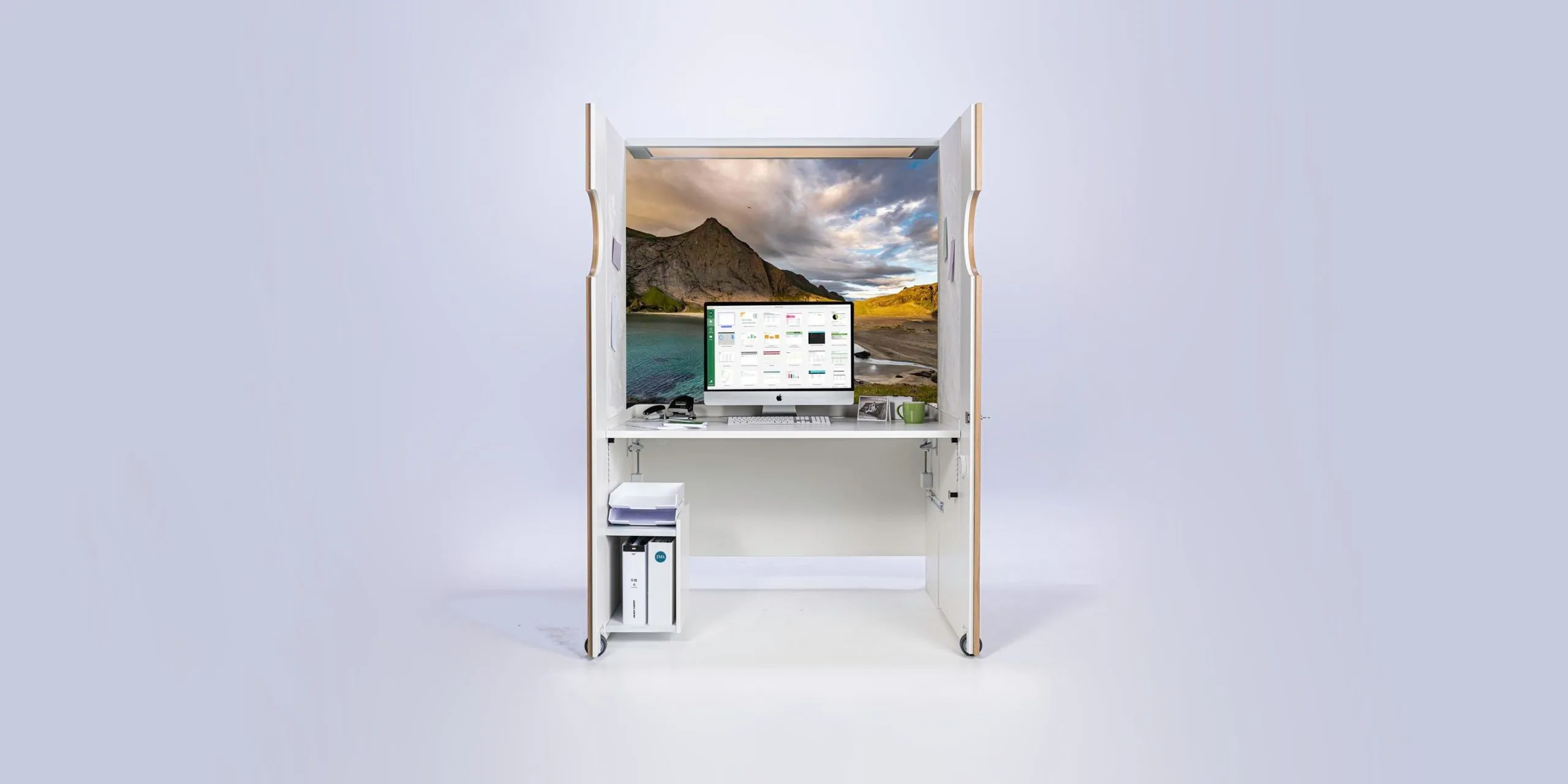 mocube: l'home office nell'armadio