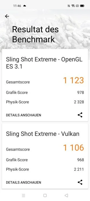 OPPO A72 testi 3DMark sonucu