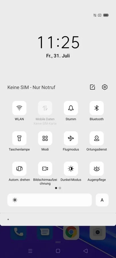OPPO A72 ColorOS-meddelelser
