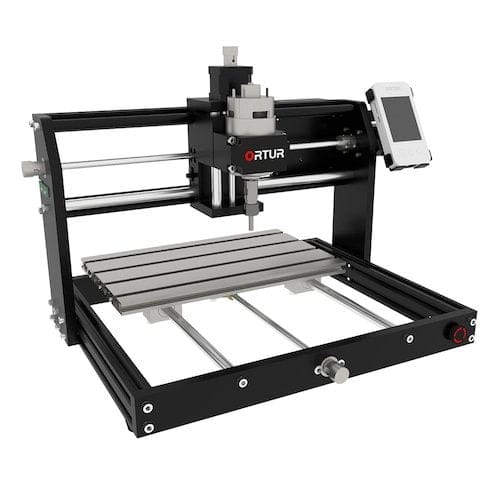 Ortur Aufero CNC Engraver STM32 24V 10000 RPM Control WiFi de grado industrial Cortador de pantalla táctil de 3.2 pulgadas Máquina de grabado Instalación modular GRBL1.1 3018 - Enchufe de la UE Multi-A