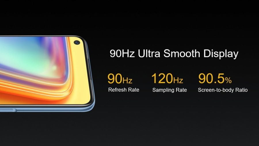 Realme 7 IPS display with 90 Hz