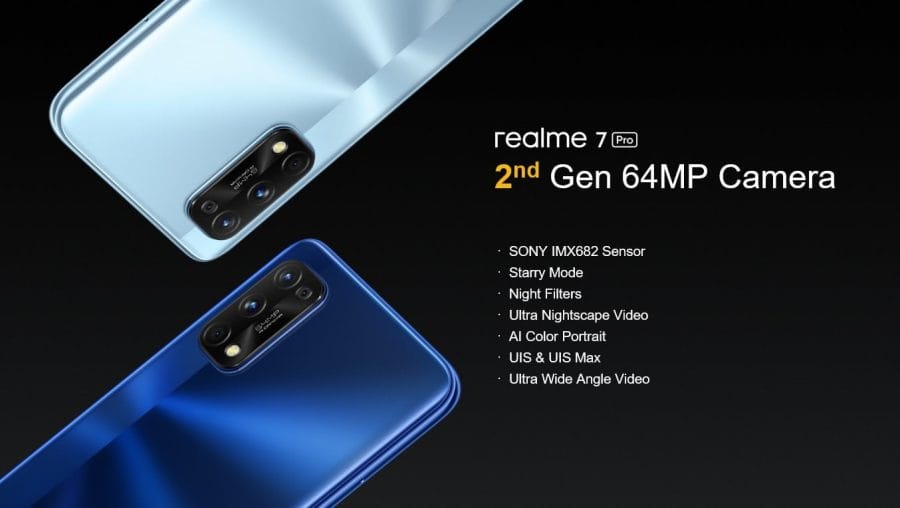 Câmera Realme 7 Pro 64MP