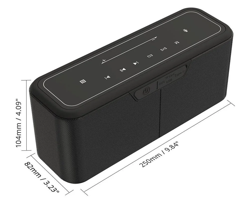 Tronsmart Element Mega Pro Lautsprecher Maße
