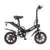 Bicicleta de ciclomotor plegable Niubility B14 15Ah 48V 400W 14 pulgadas 25 km / h velocidad máxima 100 km rango de kilometraje bicicleta eléctrica Ebike