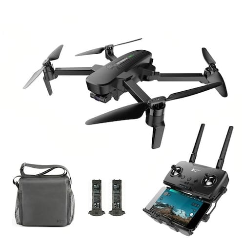 Hubsan ZINO PRO GPS 5G WiFi 4KM FPV Drone RC sans balais avec caméra 4K UHD Panoramas de sphère à cardan à 3 axes Quadricoptère RC