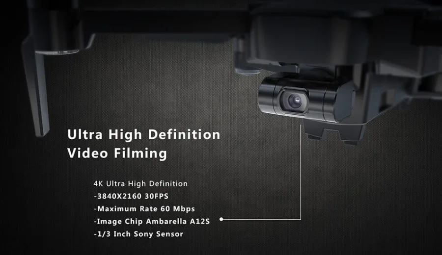 Hubsan ZINO Pro 4K Kamera Parameter
