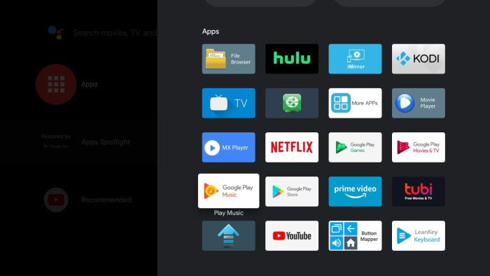BlitzWolf BW-VP9 Android TV Apps