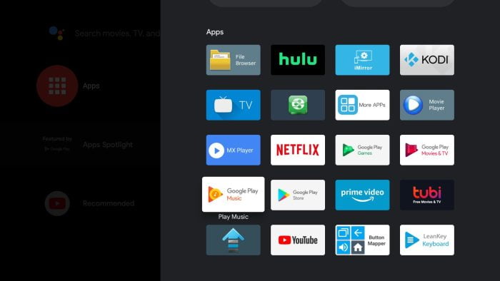 App per Android TV BlitzWolf BW-VP9